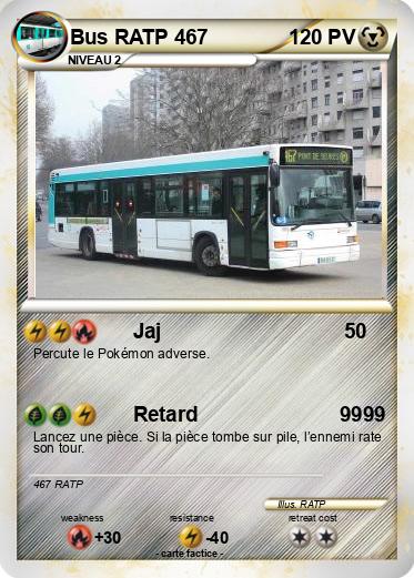 Pokemon Bus RATP 467