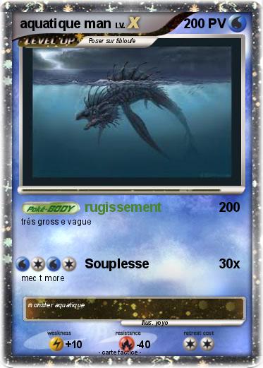 Pokemon aquatique man