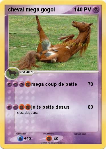 Pokemon cheval mega gogol