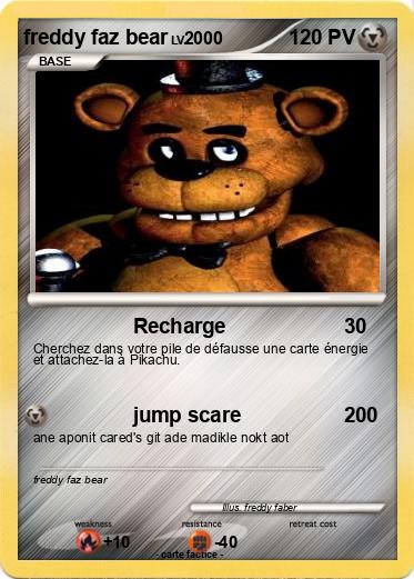 Pokemon freddy faz bear