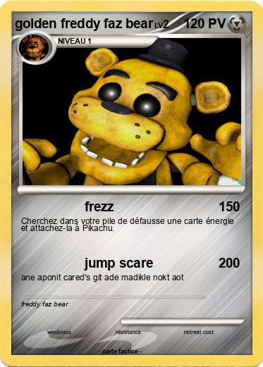 Pokemon golden freddy faz bear