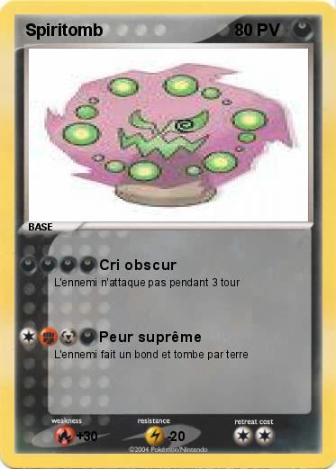 Pokemon Spiritomb 
