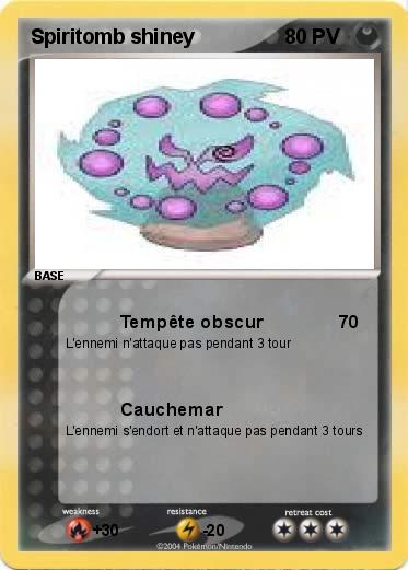 Pokemon Spiritomb shiney