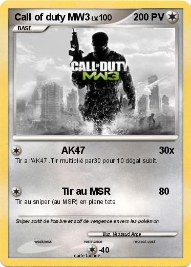 Pokemon Call of duty MW3