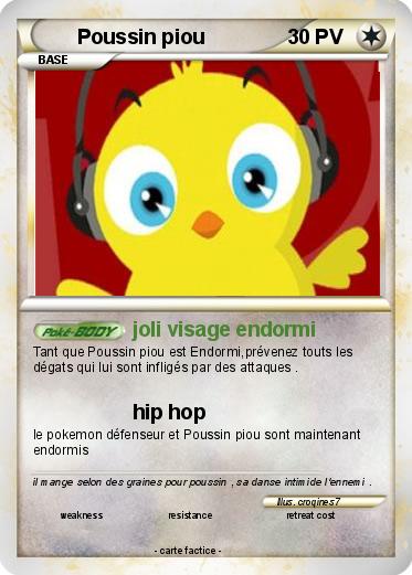 Pokemon Poussin piou
