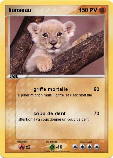 Pokemon lionseau 