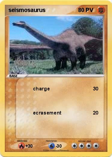 Pokemon seismosaurus
