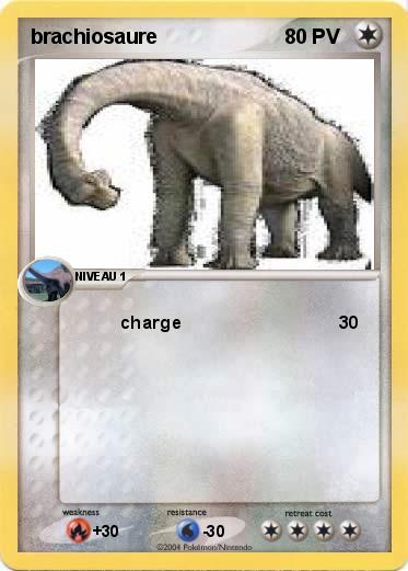 Pokemon brachiosaure