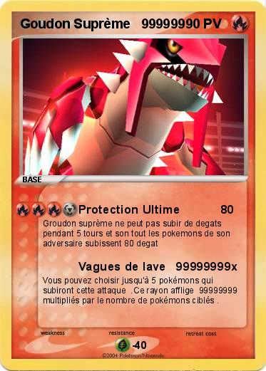 Pokemon Goudon Suprème   999999