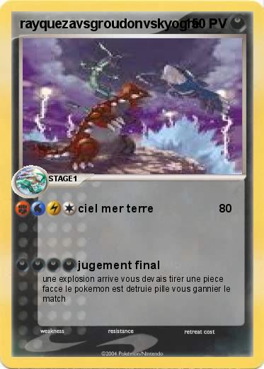 Pokemon rayquezavsgroudonvskyogre