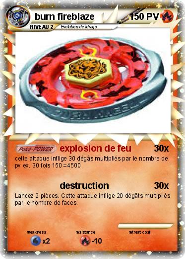 Pokemon burn fireblaze
