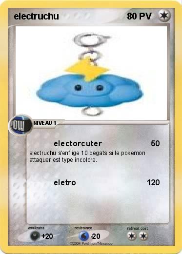 Pokemon electruchu