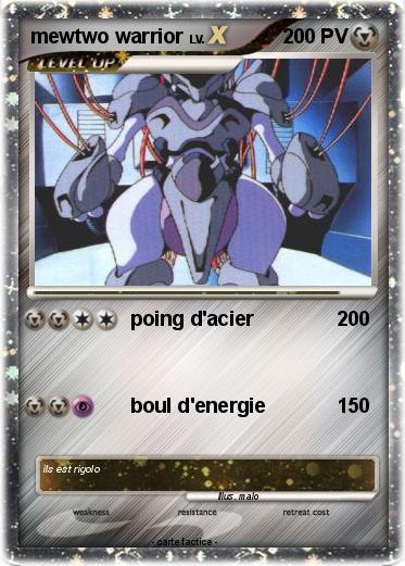 Pokemon mewtwo warrior