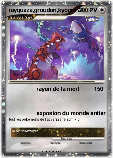 Pokemon rayquaza,groudon,kyogre