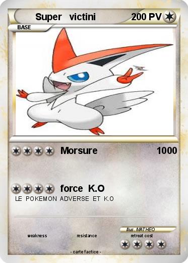 Pokemon Super   victini