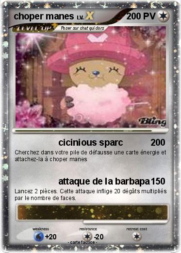 Pokemon choper manes