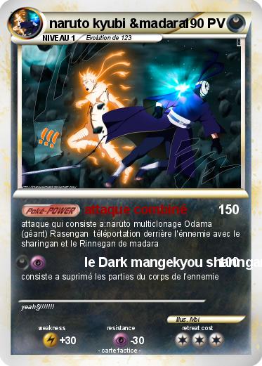 Pokemon naruto kyubi &madara