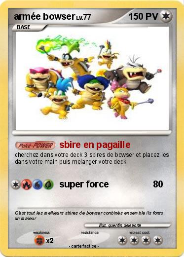 Pokemon armée bowser