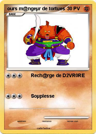 Pokemon ours m@ngeµr de tortues