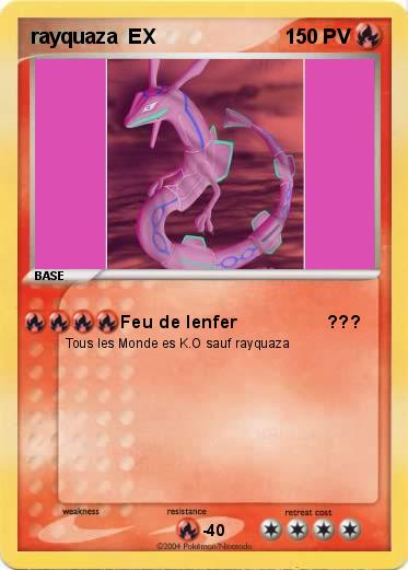 Pokemon rayquaza  EX