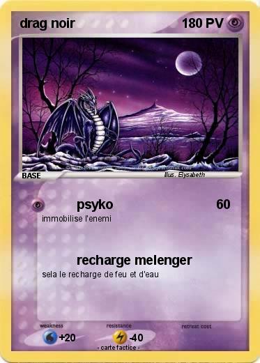 Pokemon drag noir