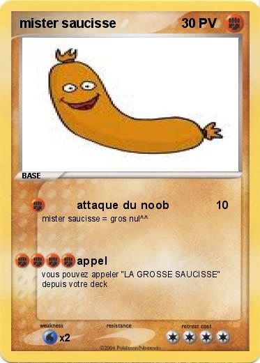 Pokemon mister saucisse