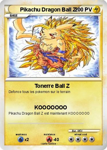 Pokemon Pikachu Dragon Ball Z