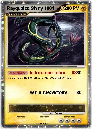 Pokemon Rayquoiza Shiny 1001