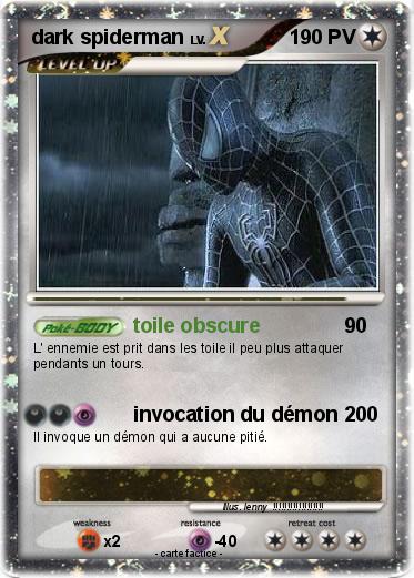 Pokemon dark spiderman