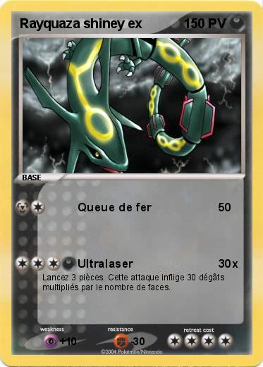 Pokemon Rayquaza shiney ex