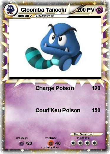 Pokemon Gloomba Tanooki