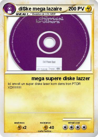 Pokemon diSke mega lazaire