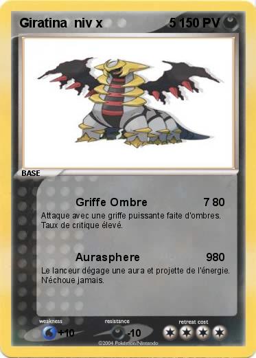Pokemon Giratina  niv x                   5