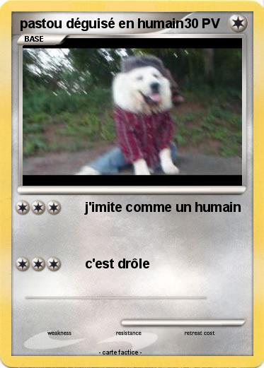 Pokemon pastou déguisé en humain