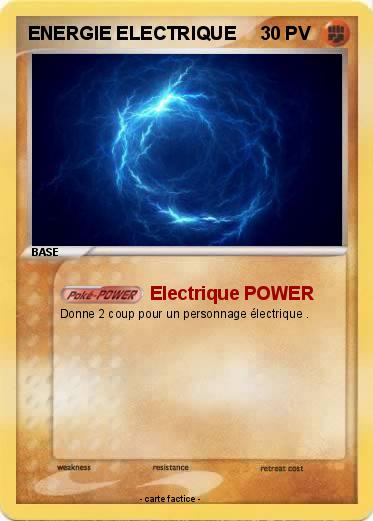 Pokemon ENERGIE ELECTRIQUE