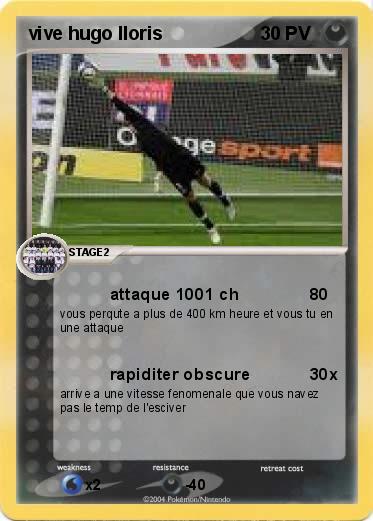 Pokemon vive hugo lloris 