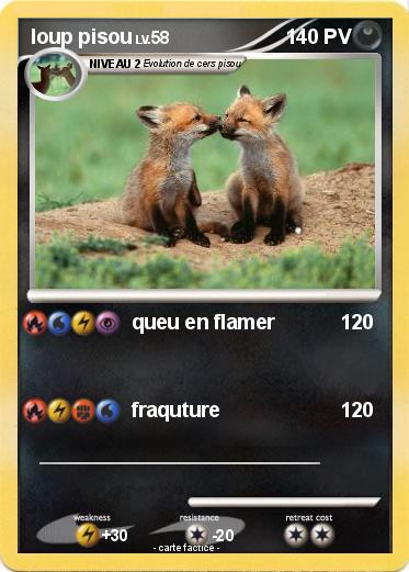 Pokemon loup pisou
