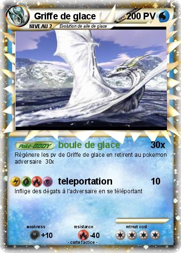 Pokemon Griffe de glace