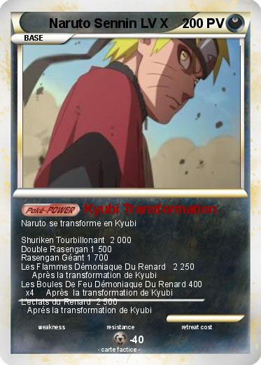 Pokemon Naruto Sennin LV X
