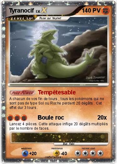 Pokemon Tyranocif