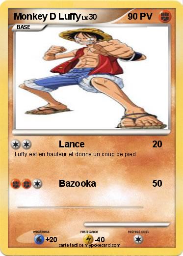 Pokemon Monkey D Luffy