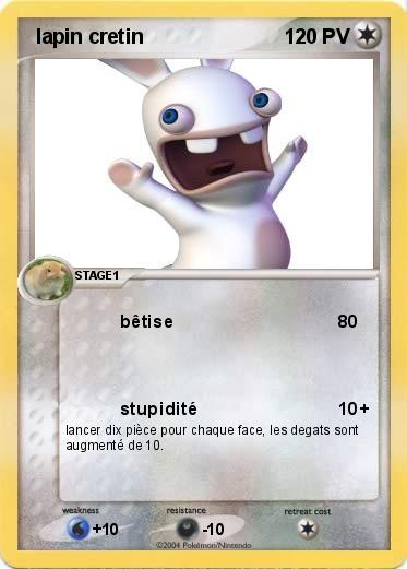 Pokemon  lapin cretin            