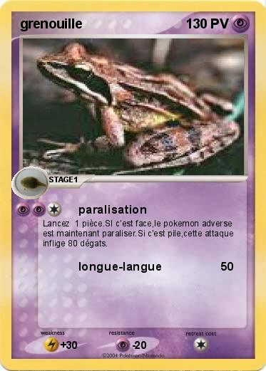 Pokemon grenouille                    