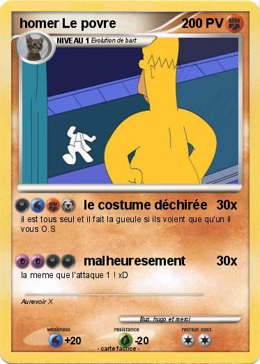 Pokemon homer Le povre
