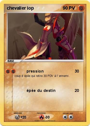 Pokemon chevalier iop