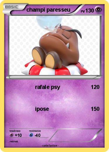 Pokemon champi paresseu