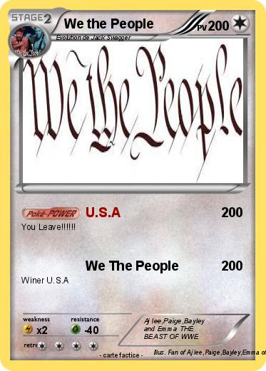 Pokemon We the People Pokemon We the People