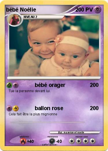 Pokemon bébé Noélie