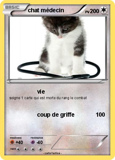 Pokemon chat médecin