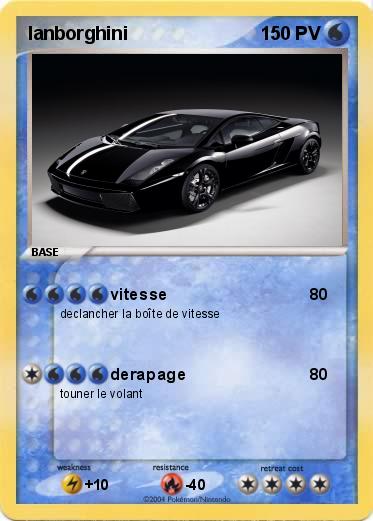 Pokemon lanborghini